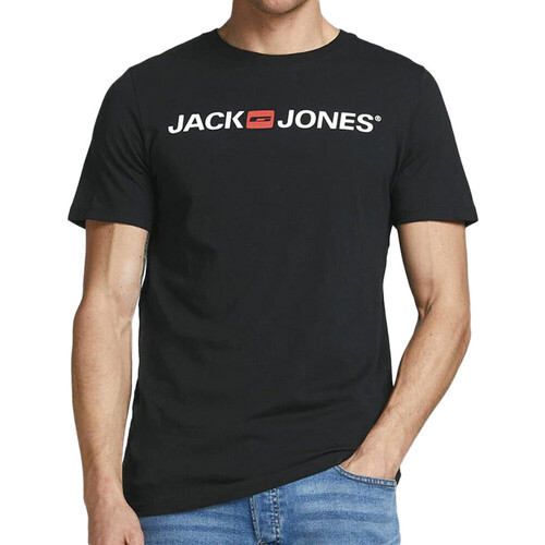textil Hombre Tops y Camisetas Jack & Jones  Negro