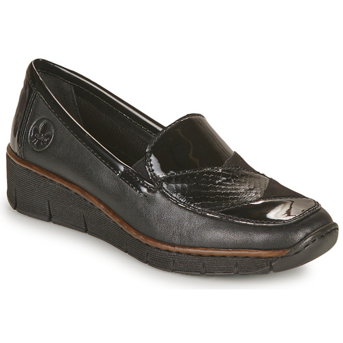 Zapatos Mujer Mocasín Rieker 53785-00 Negro