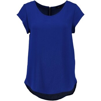 textil Tops y Camisetas Only ONLVIC S/S SOLID TOP NOOS PTM - Mujer Azul
