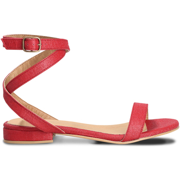 Zapatos Mujer Sandalias Nae Vegan Shoes Basil_Bordeaux Rojo