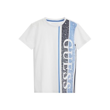 textil Niño Camisetas manga corta Guess L3YI34 Blanco / Azul