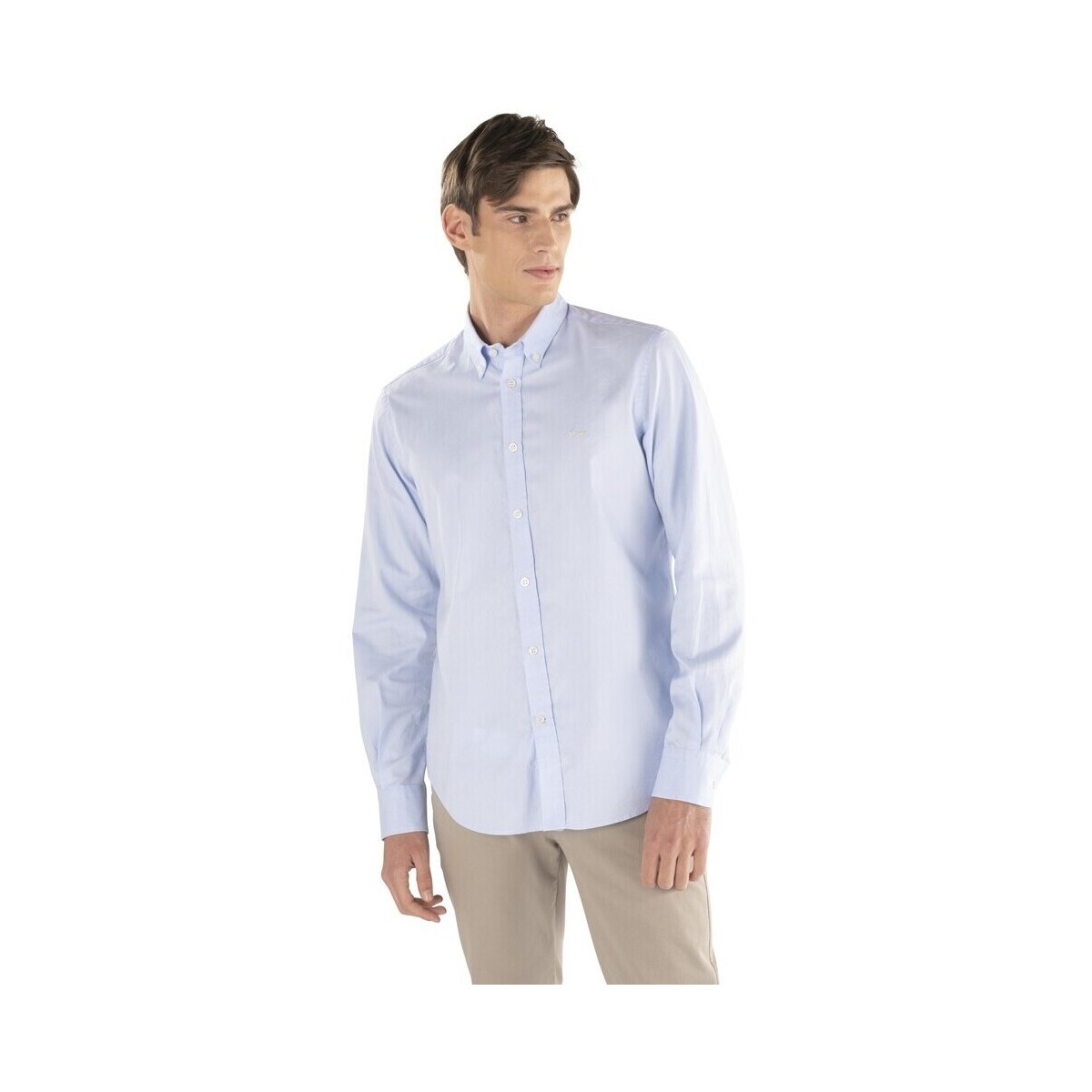 textil Hombre Camisas manga larga Harmont & Blaine CR1043N11760M Azul