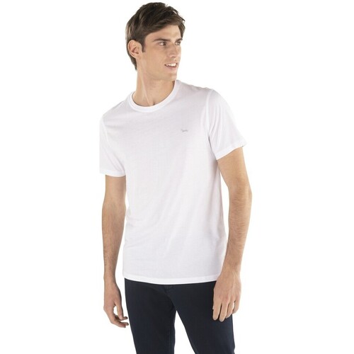 textil Hombre Tops y Camisetas Harmont & Blaine IN1001N21055 Blanco