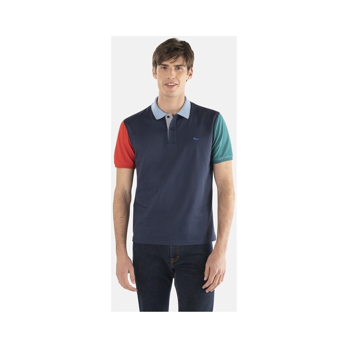 textil Hombre Tops y Camisetas Harmont & Blaine LRJ351021215 Azul