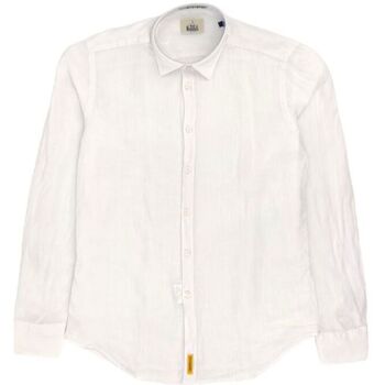 textil Hombre Camisas manga larga Bd Baggies Camisa Brookliyng Hombre White Blanco