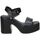 Zapatos Mujer Sandalias Isteria 23020 Negro