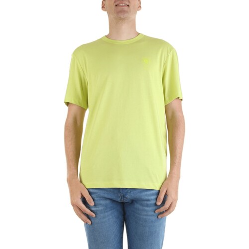 textil Hombre Camisetas manga corta Blauer 23SBLUH02096-4547 Verde