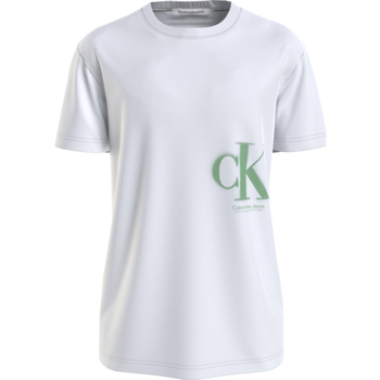 textil Hombre Camisetas manga corta Calvin Klein Jeans CAMISETA SPRAY  HOMBRE Blanco