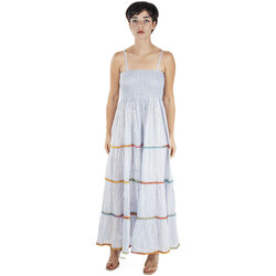 textil Mujer Vestidos largos Isla Bonita By Sigris Vestido Largo Midi Blanco