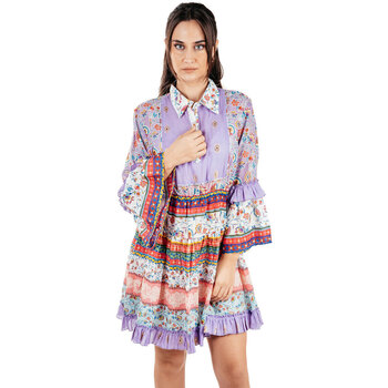 textil Mujer Vestidos cortos Isla Bonita By Sigris Vestido Corto Violeta
