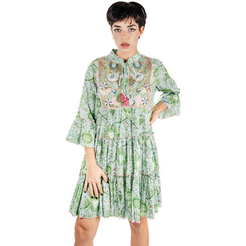 textil Mujer Vestidos cortos Isla Bonita By Sigris Vestido Corto Verde