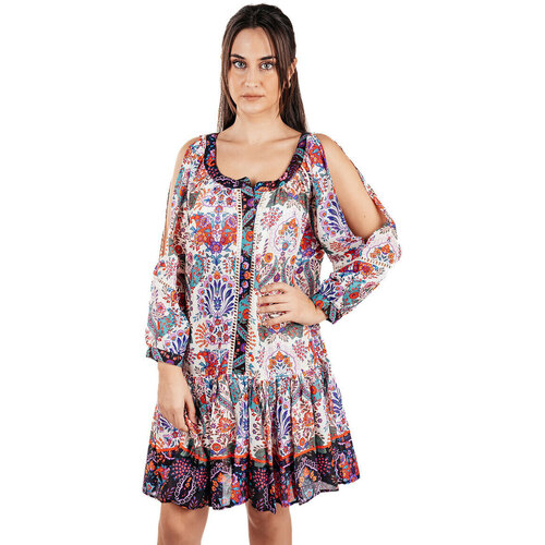 textil Mujer Vestidos cortos Isla Bonita By Sigris Vestido Corto Multicolor