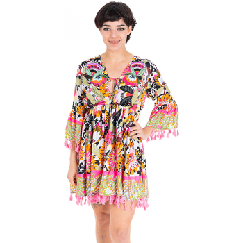 textil Mujer Vestidos cortos Isla Bonita By Sigris Vestido Corto Multicolor