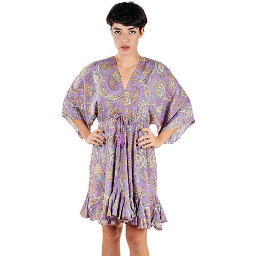 textil Mujer Vestidos cortos Isla Bonita By Sigris Vestido Corto Violeta