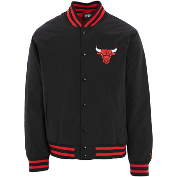 textil Hombre Parkas New-Era Team Logo Bomber Chicago Bulls Jacket Negro