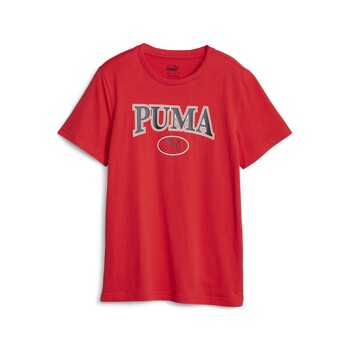 textil Niño Camisetas manga corta Puma PUMA SQUAD TEE B Rojo