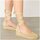 Zapatos Mujer Derbie & Richelieu Castaner Cuñas de Esparto  Carina/3/002 Sand Beige