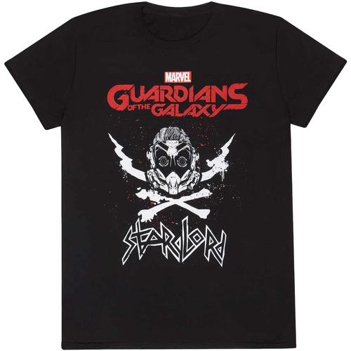 textil Camisetas manga larga Guardians Of The Galaxy Crossbones Negro
