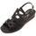 Zapatos Mujer Sandalias 24 Hrs 25698 Negro