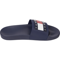 Zapatos Hombre Chanclas Tommy Jeans CHANCLA POOL SLIDE TOMMY HILFIGER HOMBRE Azul