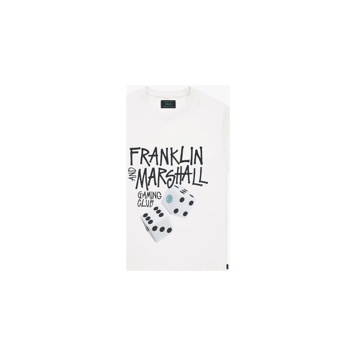 textil Hombre Tops y Camisetas Franklin & Marshall JM3194.1012P01-011 Blanco