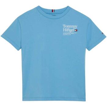 textil Niño Tops y Camisetas Tommy Hilfiger TIMELESS TOMMY TEE S/S Azul