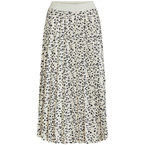 textil Mujer Faldas Vila Noos Skirt Nitban - Birch Blanco