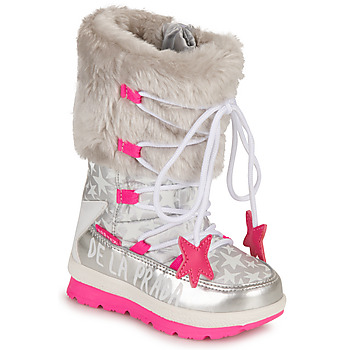 Zapatos Niña Botas de nieve Agatha Ruiz de la Prada APRES-SKI Plata / Rosa