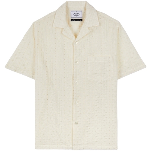 textil Hombre Camisas manga larga Portuguese Flannel Piros Shirt - Off White Blanco