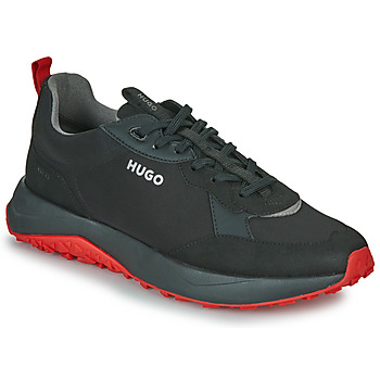 Zapatos Hombre Zapatillas bajas HUGO Kane_Runn_mfny_N Negro / Rojo