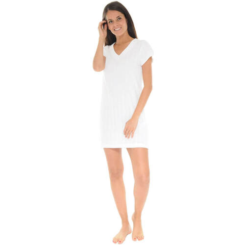 textil Mujer Pijama Pilus YOLITA Blanco