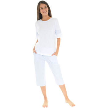 textil Mujer Pijama Pilus YSABEL Blanco