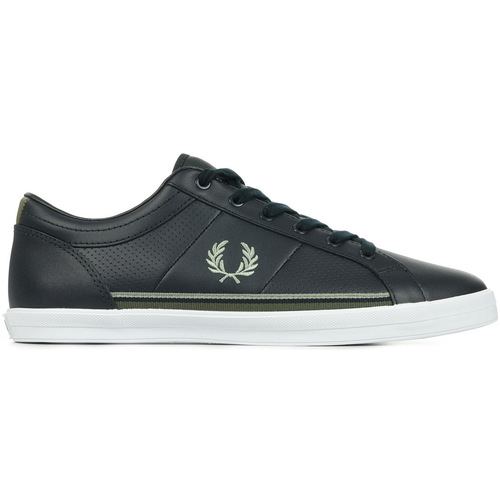 Zapatos Hombre Deportivas Moda Fred Perry Baseline Perf Leather Azul