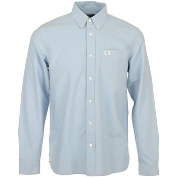 textil Hombre Camisas manga larga Fred Perry Oxford Shirt Azul