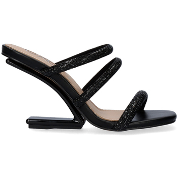 Zapatos Mujer Sandalias Exé Shoes SANDALIA TACÓN ALTO MAGGIE-822 STRASS BLACK BLACK