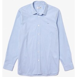 textil Hombre Camisas manga larga Lacoste CH0198 Azul