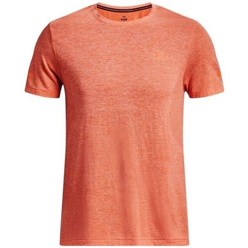 textil Hombre Camisetas manga corta Under Armour Camiseta Seamless Hombre Frosted Orange/Reflective Naranja