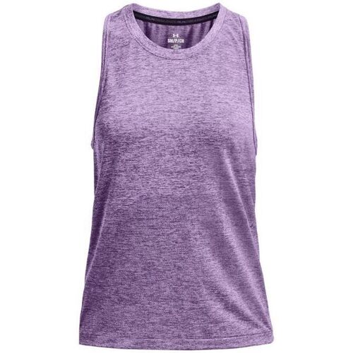 textil Mujer Camisetas sin mangas Under Armour Camiseta Seamless Mujer Retro Purple/Reflective Violeta