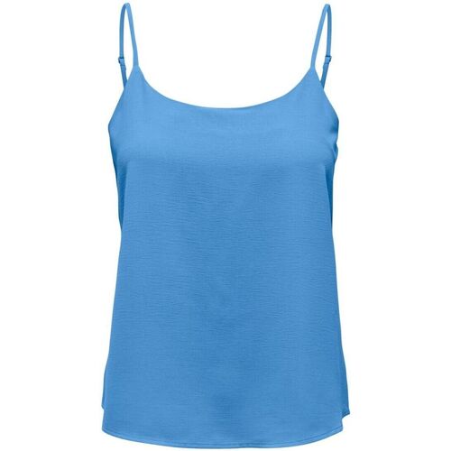 textil Mujer Camisetas sin mangas Only 15284314 METTE-PROVENCE Azul