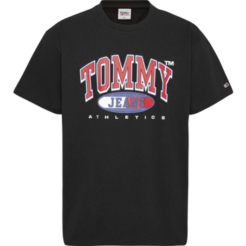 textil Hombre Camisetas manga corta Tommy Hilfiger CAMISETA RLX ESSENTIAL  HOMBRE Negro