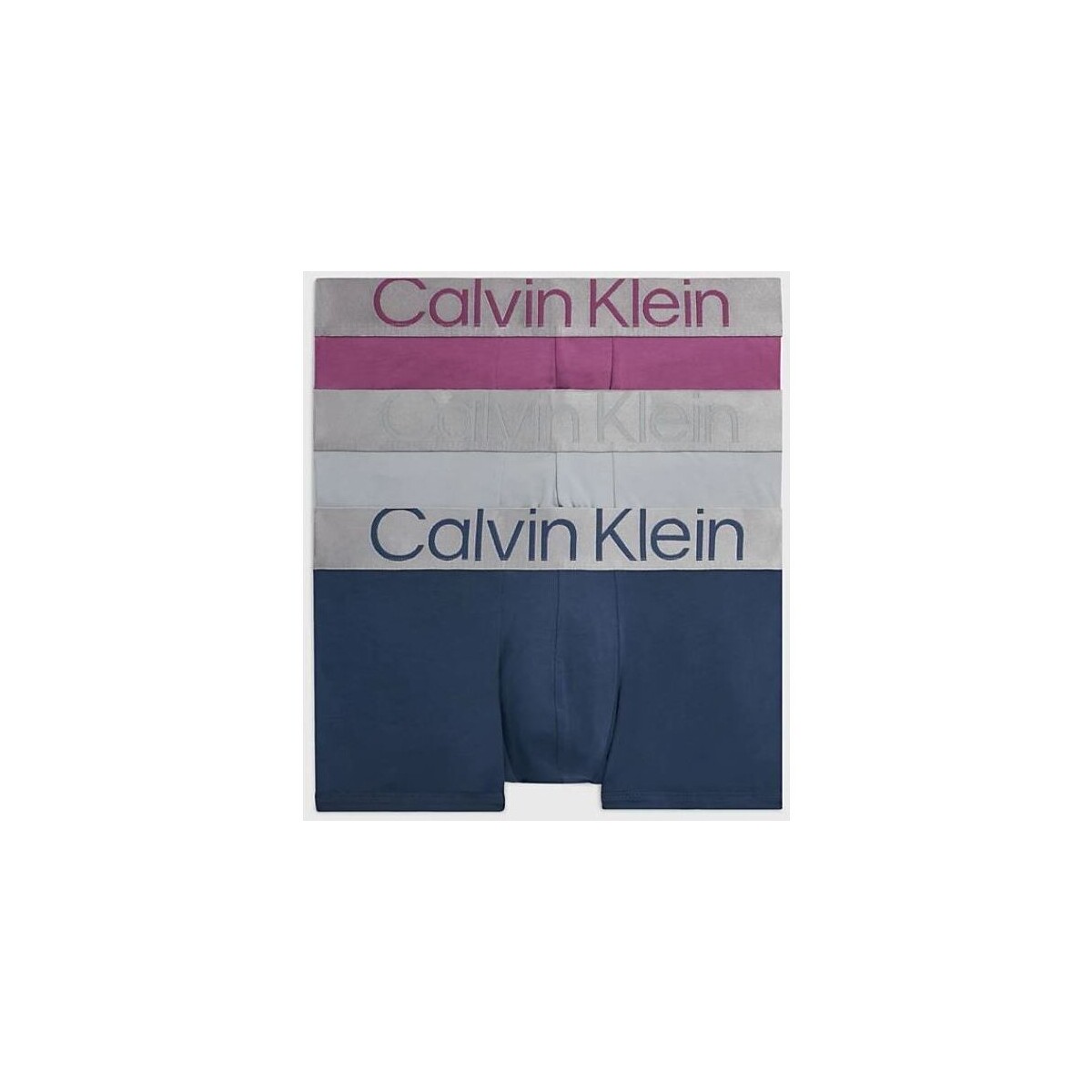 Ropa interior Hombre Calzoncillos Calvin Klein Jeans TRUNK 3PK CALVIN KELIN HOMBRE Gris
