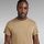 textil Hombre Tops y Camisetas G-Star Raw D16396 D288 - LASH-C328 BERGE HTR Beige