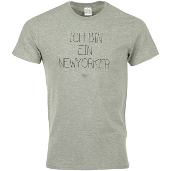 textil Hombre Camisetas manga corta Civissum Ich Bin Ein Newyorker Tee Gris