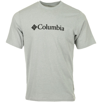 textil Hombre Camisetas manga corta Columbia CSC Basic Logo Gris