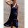textil Mujer Pareos Admas Túnica larga de playa Palomita Azul