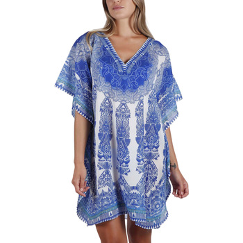 textil Mujer Pareos Admas Caftán de playa Azulado Azul
