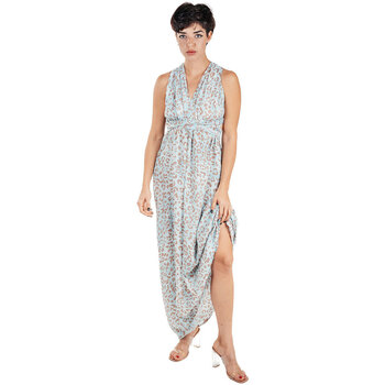 textil Mujer Vestidos largos Isla Bonita By Sigris Vestido Largo Midi Azul