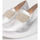 Zapatos Mujer Mocasín Wonders BONE G-6605 Plata