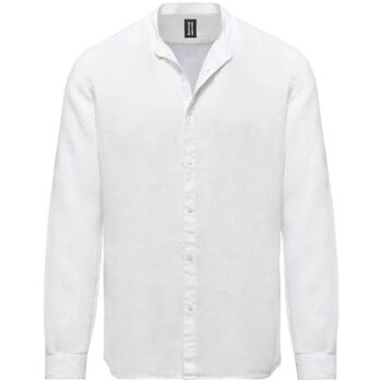 textil Hombre Camisas manga larga Bomboogie SM6401 T LI2-00 OPTIC WHITE Blanco