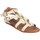 Zapatos Mujer Multideporte Isteria Sandalia señora   23159 beig Blanco